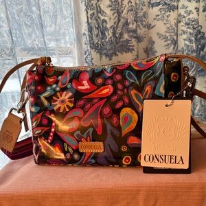 Consuela Floral Crossbody Bag with Multicolor Design City Bag Sophie